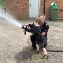 Children and hose 