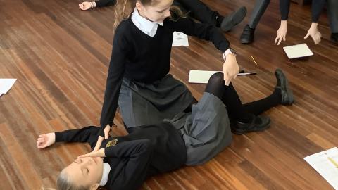 Mini-Medics - a PSHE project about 'keeping Safe' where the children have been learning CPR techniques and First Aid