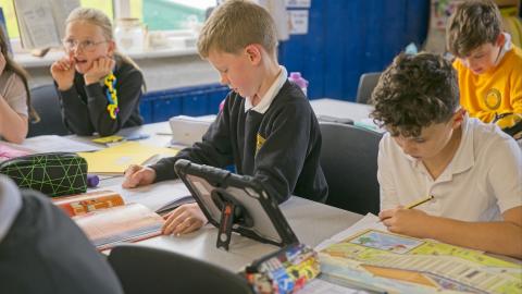 Children in a History Lesson