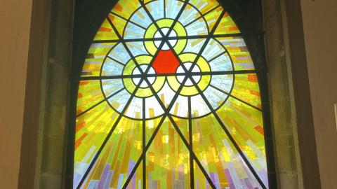 Stained glass window