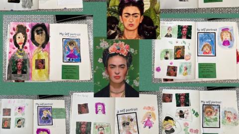Frida Kahlo art work yr 1 2