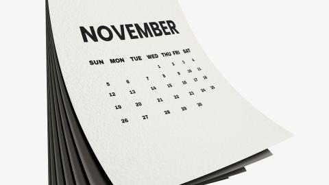 Calendar page