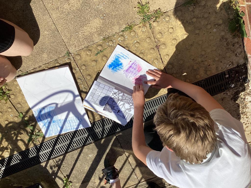 Art Exploring Pattern Goldsborough Ce Primary School