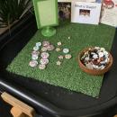 Buttons on a table 