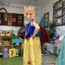 Child dressed as fox