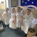 Children dressed as angels