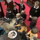Children in church 