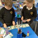 The children sorted picture cards into ancient and modern. 